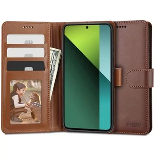 Etui TECH-PROTECT Wallet do Xiaomi Redmi Note 13 Pro 5G/Poco X6 5G Brązowy - Etui i futerały do telefonów - miniaturka - grafika 1