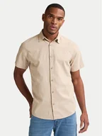 Koszule męskie - Petrol Industries Koszula M-1050-SIS414 Beżowy Regular Fit - miniaturka - grafika 1
