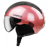 Kaski narciarskie - Kask narciarski CASCO SP-2 Visor Carbonic black-rose M - miniaturka - grafika 1