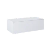 Szafki łazienkowe - ELITA  SPLIT SLIM 100 1S WHITE HG Z BLATEM PDW KOMODA PODWIESZANA 169107 - miniaturka - grafika 1