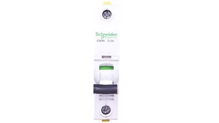 Schneider Electric Wyłącznik nadprądowy iC60N 1P D2 6kA A9F05102 - Bezpieczniki elektryczne - miniaturka - grafika 1
