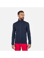 Bluzy męskie - Bluza midlayer męska Rossignol Cieloalto Fleece Fz granatowy XXL - miniaturka - grafika 1