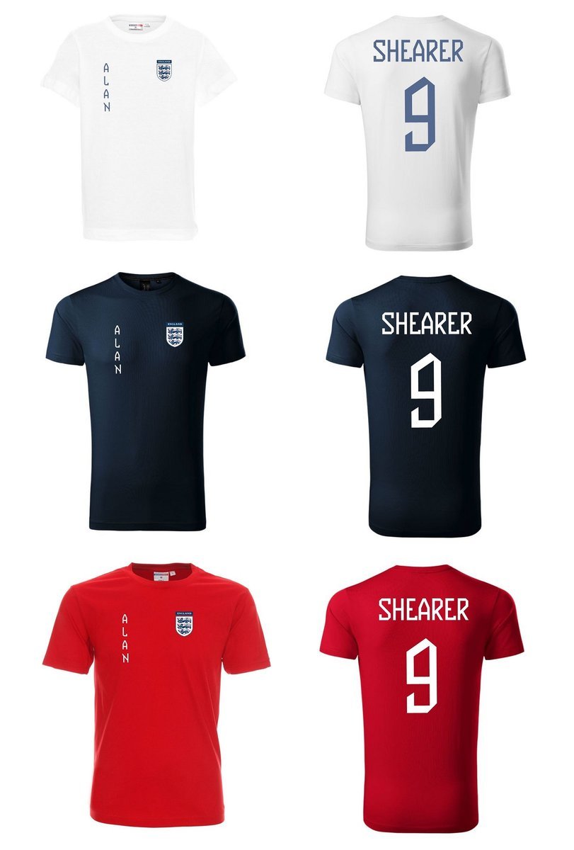 Koszulka Anglia ALAN SHEARER 9