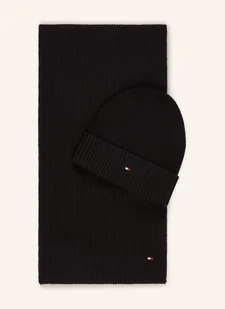 Tommy Hilfiger Zestaw: Czapka I Szalik W Pudełku Prezentowym schwarz - Czapki damskie - miniaturka - grafika 1