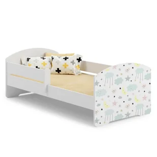 Łóżko dziecięce LUK z barierką 160x80 Gwiazdki - Łóżka dla dzieci i młodzieży - miniaturka - grafika 1