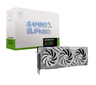 MSI GeForce RTX 4080 GAMING X SLIM WHITE - Karty graficzne - miniaturka - grafika 1
