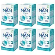 Mleko modyfikowane - Nestle Nan Optipro 3 Junior Produkt na bazie mleka dla dzieci po 1. roku Zestaw 6 x 650 g - miniaturka - grafika 1