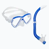 Maski do nurkowania - Zestaw do snorkelingu dziecięcy Aqualung Cub Combo transparent/blue - miniaturka - grafika 1