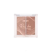 Róże do policzków - Hean Rosy Duo Glow Satin Blush RD5 Romantic - miniaturka - grafika 1