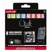 Przybory szkolne - Markery kredowe PWE-5M 8 kolorów - miniaturka - grafika 1