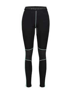 Spodnie sportowe damskie - Icepeak Legginsy funkcyjne "Chaumont" w kolorze czarno-turkusowym - grafika 1