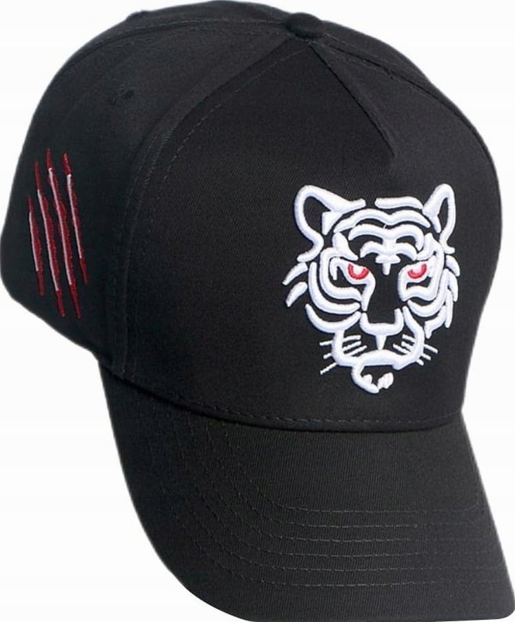 CZAPKA Z DASZKIEM TYGRYS HAFTOWANA BAWEŁNIANA REGULOWANA UNISEX SPORTOWA