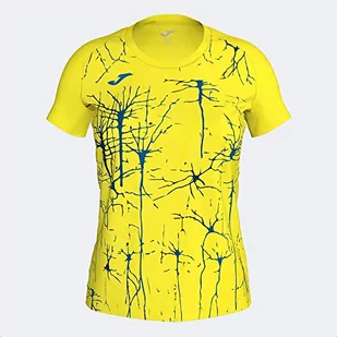 Joma Elite Ix T-shirt damski, neonowy żółty, XL - Koszulki i topy damskie - miniaturka - grafika 1