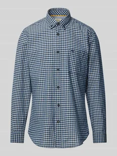 Koszula casualowa o kroju regular fit z kołnierzykiem typu button down - Koszule męskie - miniaturka - grafika 1