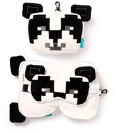 Akcesoria podróżnicze - Poduszka podróżna i maska na oczy Panda Minecraf - miniaturka - grafika 1