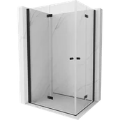 Kabiny prysznicowe - Mexen Mist-F Duo kabina prysznicowa składana 110 x 105 cm, transparent, czarna - 8A6-110L-105P-70-00 - miniaturka - grafika 1