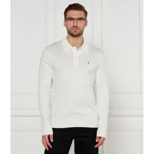 Tommy Hilfiger Polo Regular Fit z dodatkiem kaszmiru - Koszule męskie - miniaturka - grafika 1