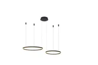 Lampy sufitowe - Lampa ledowa wisząca Halo AZ4978 90W loftowa czarna - miniaturka - grafika 1