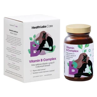 Health Labs Vitamin B Complex Kapsułki - Witaminy i minerały - miniaturka - grafika 1