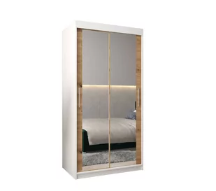 Szafa przesuwna garderoba TOKYO 3 100 gł. 62 Biały / Artisan - Szafy - miniaturka - grafika 1