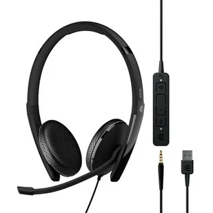 Sennheiser EPOS ADAPT 165T II USB Czarne - Słuchawki - miniaturka - grafika 1