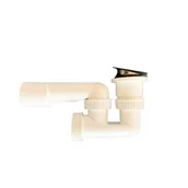 Syfony - Syfon brodzikowy z rewizją, osadnik sitko ze stali nierdzewnej - miniaturka - grafika 1