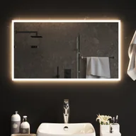 Lustra - vidaXL Lustro łazienkowe z LED, 90x50 cm - miniaturka - grafika 1