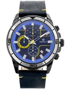 Zegarek ZEGAREK MĘSKI PERFECT CH02L - CHRONOGRAF (zp351e) + BOX - Zegarki męskie - miniaturka - grafika 1