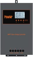 Akcesoria do kolektorów i fotowoltaiki - Solarny regulator ładowania PowMr MPPT 100A 12/24/36/48V LCD+USB do wszystkich aku - miniaturka - grafika 1