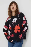 Swetry damskie - Desigual sweter damski kolor czarny - miniaturka - grafika 1