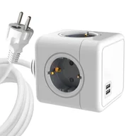 Listwy zasilające - ProXtend 4-way Schuko Power Cube 1.4M - miniaturka - grafika 1