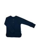 Bluzki dla chłopców - Chłopięca bluzka dł. rękaw prążek granatowy Nicol - miniaturka - grafika 1