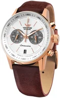 Zegarki męskie - Zegarek Vostok Europe VK64-560B692 Limousine GAZ-14 Chronograph Quartz 43mm - miniaturka - grafika 1