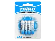 Baterie i akcesoria - 4 szt.  Bateria alkaliczna TINKO LR3 4szt/blister. (1LM) - miniaturka - grafika 1
