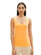 Koszulki i topy damskie - TOM TAILOR Damski Top 1035393, 29751 - Bright Mango Orange, XXL - miniaturka - grafika 1