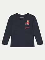 Bluzki damskie - Guess Bluzka N4BI06 I3Z14 Granatowy Regular Fit - miniaturka - grafika 1