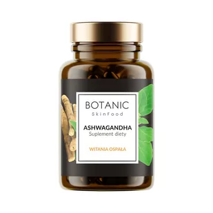 Botanic, Skinfood Suplement Diety, Ashwaganda, 30 szt. - Witaminy i minerały - miniaturka - grafika 1