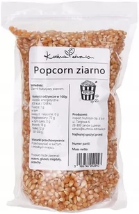 ﻿Popcorn ziarno KUCHNIA ZDROWIA 1kg do prażenia - Popcorn - miniaturka - grafika 1