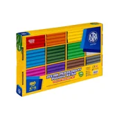 Masy plastyczne - Plastelina zestaw przedszkolny 180 szt. 12 kolorów Astra - miniaturka - grafika 1