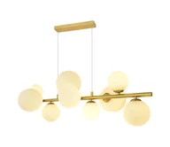 Lampy sufitowe - Brilagi - LED Żyrandol na lince MILLA 10xG9/3W/230V złoty/biały - miniaturka - grafika 1