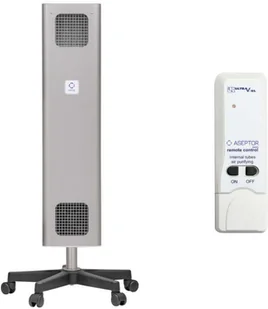 ASB-236M RC INOX mobilna lampa UV-C Aseptor Basic przepływowa z pilotem - Urządzenia medyczne - miniaturka - grafika 1