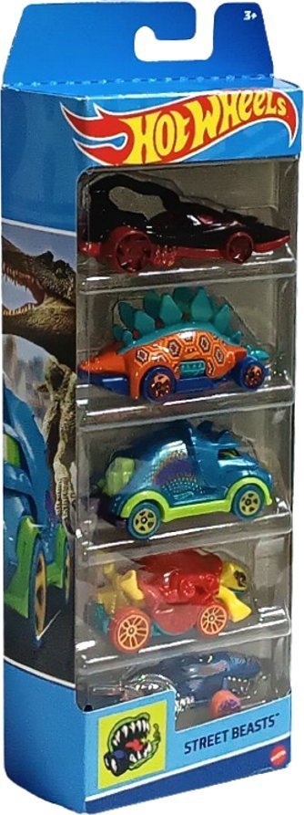 Mattel Autka Hot Wheels - Street Beasts - 5 pak HLY77
