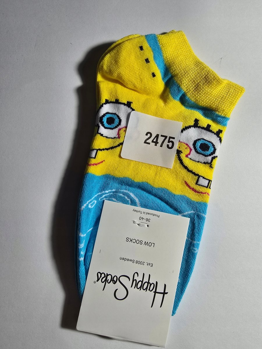 Kolorowe skarpety Happy Socks stopki unisex rozmiar 36-40 (2475)