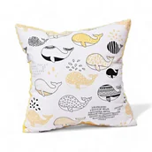 Kołdry i poduszki dla dzieci - Poduszka wieloryby poduszka z rybkami - miniaturka - grafika 1