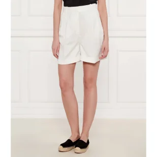 Tommy Hilfiger Szorty Regular Fit z dodatkiem lnu - Spodenki damskie - miniaturka - grafika 1