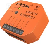 Sterowniki i przekaźniki - F&F POJEDYNCZY PRZEKAŹNIK Wi-Fi 230V Z FFUNKCJĄ MONITOROWANIA PARAMETRÓW SIECI SWITCH ENERGY FOX - miniaturka - grafika 1