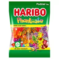 Cukierki - Haribo Phantasia Żelko-pianki o smaku owocowym i o smaku cola 160g - miniaturka - grafika 1
