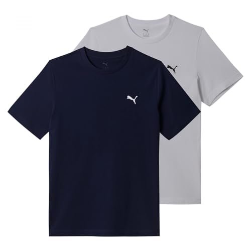 PUMA Unisex Ess Logo Tee wielopak M koszulki (1 opakowanie)