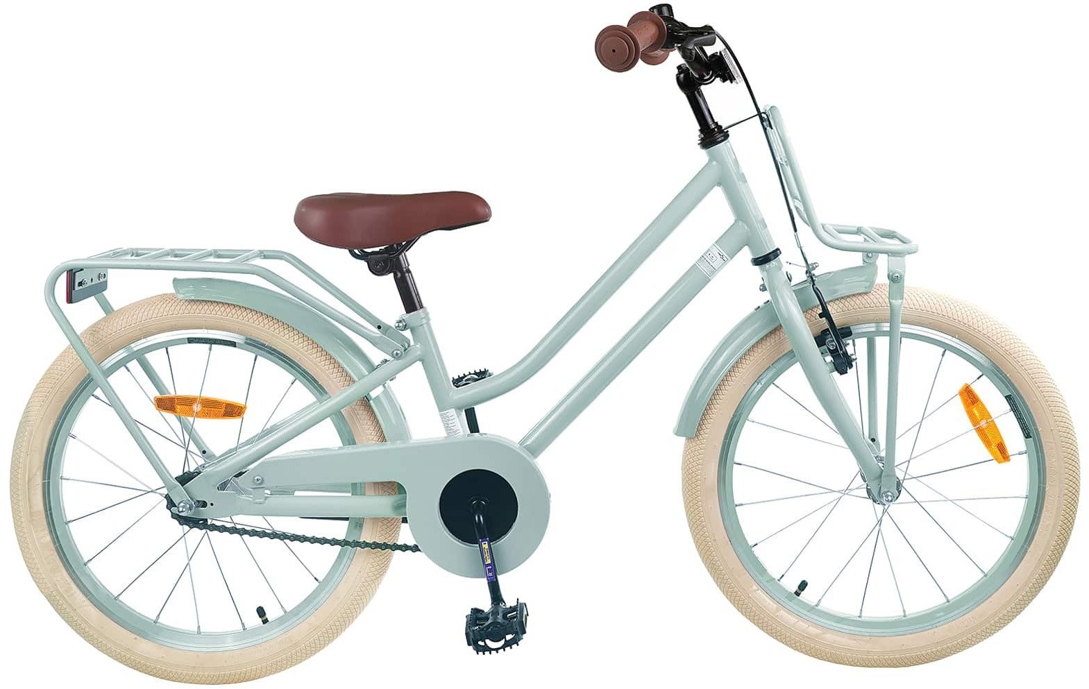 vidaXL Rower Dziecięcy 22 Cali od 7 do 12 lat Jasnozielony