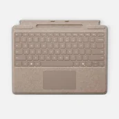 Długopisy - Microsoft Surface Pro Keyboard z miejscem do przechowywania długopisów, piaskowa, QWERTZ, kompatybilna z Surface Pro Copilot+ PC (11. edycja), Surface Pro 9 i Surface Pro 8 - miniaturka - grafika 1